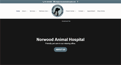 Desktop Screenshot of norwoodanimalhospital.com